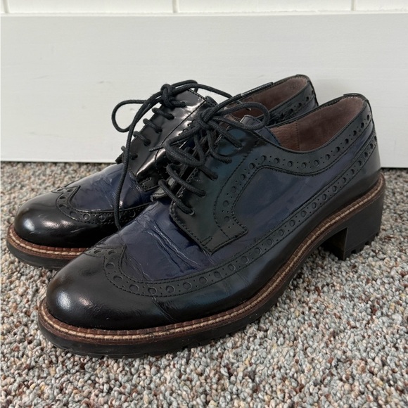 Wonders Leather Oxfords made in Spain size 38 - Picture 1 of 16